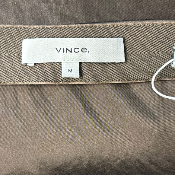 NWT Vince  A-Line, Above the Knee-Length, Slip Skirt, Size M, Color Brown - Picture 6 of 10